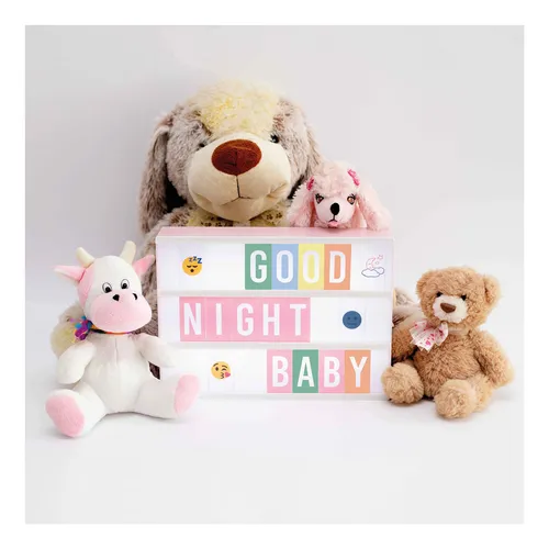 Cinema Light Box Bonnyco Pink W/ 400 Letters & Emojis + 2 Ma