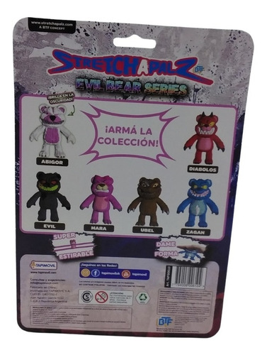 Imagen 2 de 5 de Muñeco Estirable Osos Monstruos Stretchapalz Fidget Zagan T