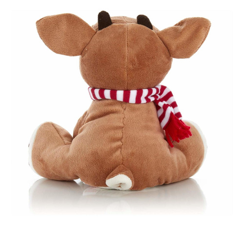 Rudolph La Nariz Roja - Peluche Navideño Con Música Y Luces,