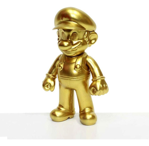 Figura Mario Bross Colección Mario Dorado