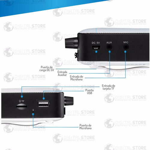 Imagen 6 de 10 de Microfono Vincha Amplificador Altavoz Parlante Portatil