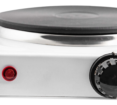 Imagen 3 de 6 de Anafe Eléctrico Doble 2 Hornallas Blanco Ken Brown H004