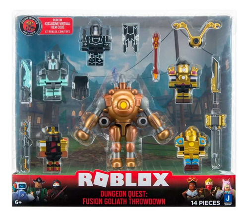 Roblox Set De Figuras De Accion Dungeon Quest Fusion Goliath