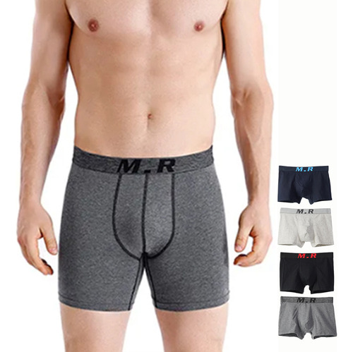 Ropa Interior Extralarga Antirrozaduras Boxer Hombre 4pz