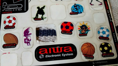 Aiwa Calcos Walkman Originales. Martinez (Usado)