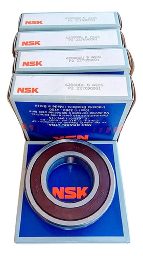 Rodamientos Rígido De Bolas Nsk Brasil 6208 - Original