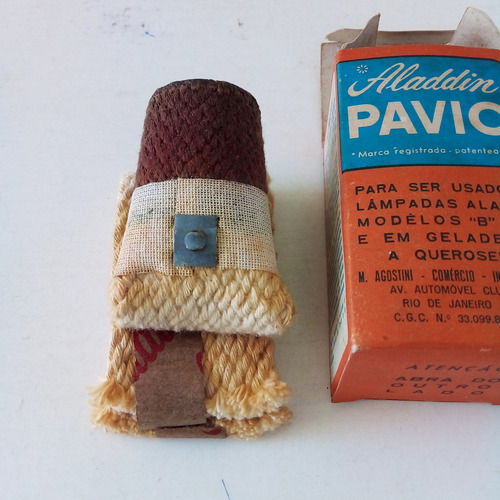 Pavio Aladdin Antigo Para Lamparina E Geladeira (Usado)