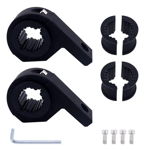 Soporte De Montaje Para Motocicleta, 2 Piezas De 0.75 Pulgad