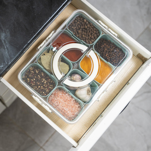 Caja Para Aperitivos Mason & Meadow Con 8 Compartimentos, Co