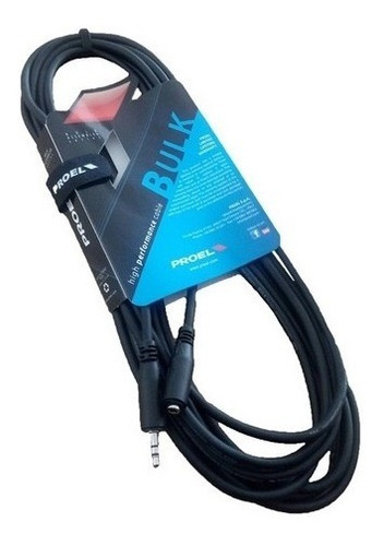 Imagen 2 de 2 de Extencion De Audifonos O Cable Auxiliar 5m Proel Bulk515lu5