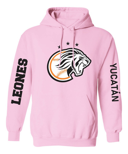 Sudadera Mod Lmb Leones De Yucatán Estampado En Vinil