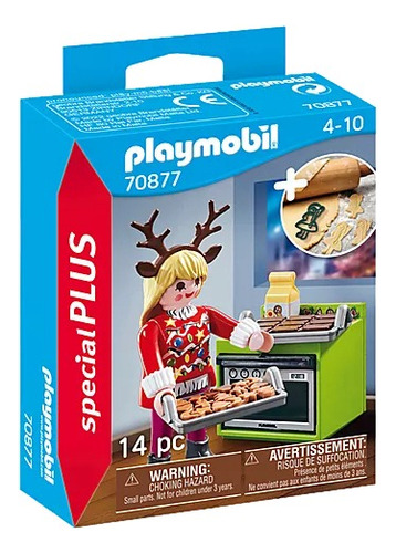 Figura Armable Playmobil Special Plus Pastelería Navideña 3+ Cantidad de piezas 14