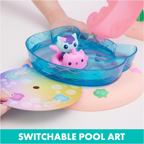 Juego De Piscina Gabby Y Mer-cat, Cola De Sirena Para Niñas