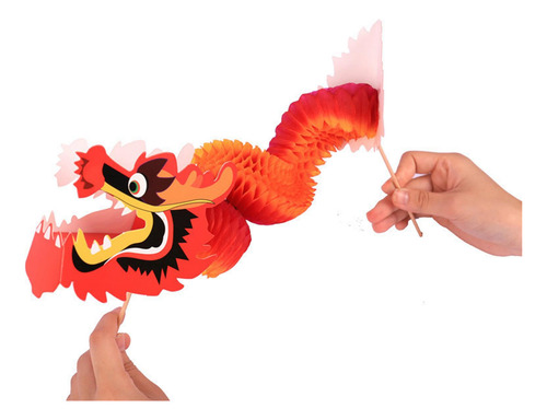 Conjunto Faça Você Mesmo Dragão De Papel De Ano Novo