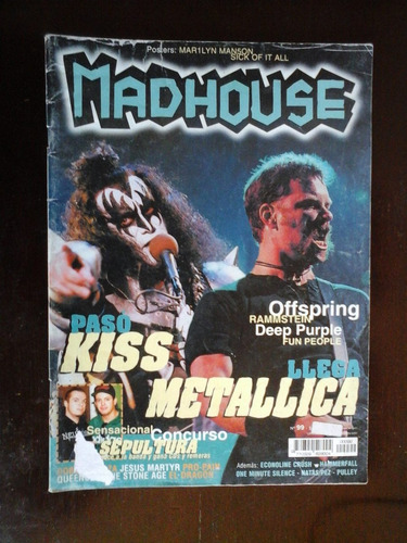 Revista Madhouse 99 C/ Posters Marilyn Masonsick Of It All (Usado)