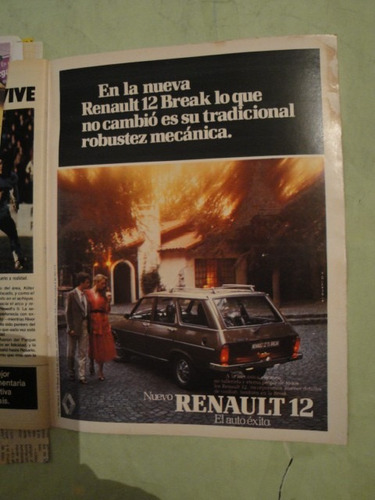 Publicidad Renault 12 Break Año 1980