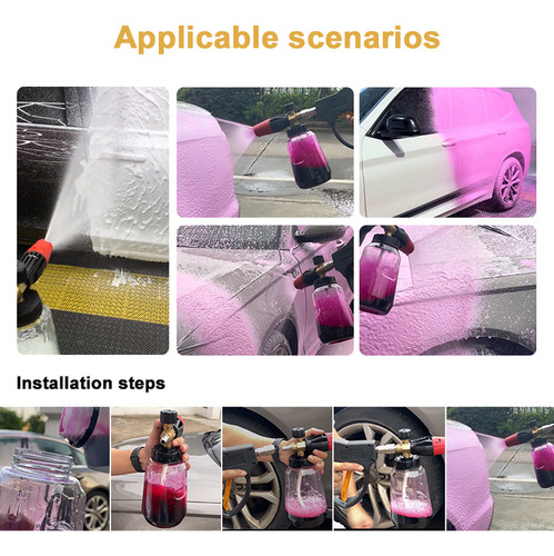 Aspersor Con Alto Contenido De Espuma Para Automóviles, Bote