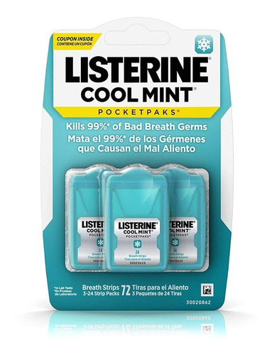 Listerine Cool Mint Pocketpaks 