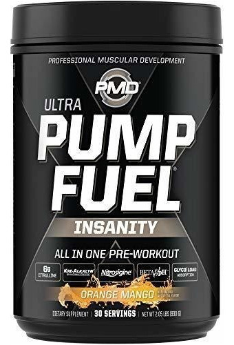Pmd Sports Ultra Pump Fuel Insanity - Mezcla De Bebida Pre-e