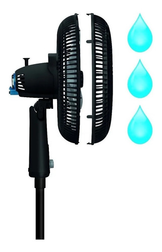 Ventilador De Pedestal T-fal Air Maxx Repelente 16 Pulgadas