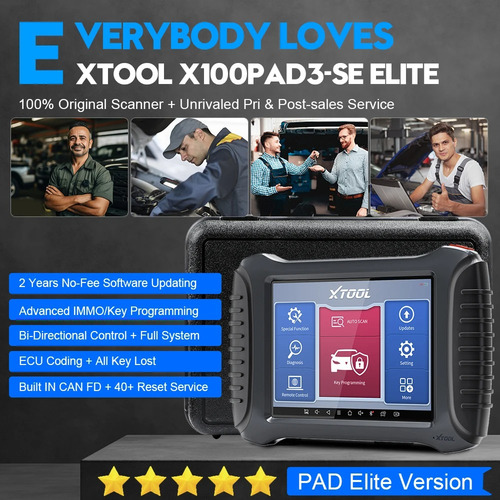 Programador Llaves Y Escaner Xtool X100 Pad Elite Profesiona