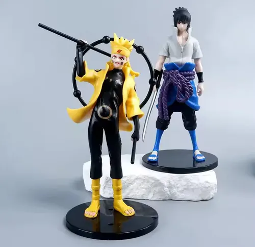 Kit 6 Pcs Anime Naruto 18cm Uzumaki Naruto Sasuke Hatake