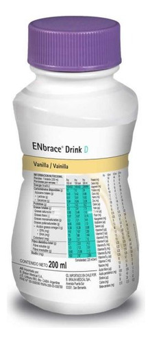 Glucerna Bebible / Enbrace Drink D Vainilla Enteral X 200 Ml