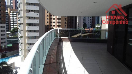 Imagem 18 de 30 de Apartamento Com 4 Dormitórios À Venda, 400 M² Por R$ 4.900.000,00 - Meireles - Fortaleza/ce - Ap1103