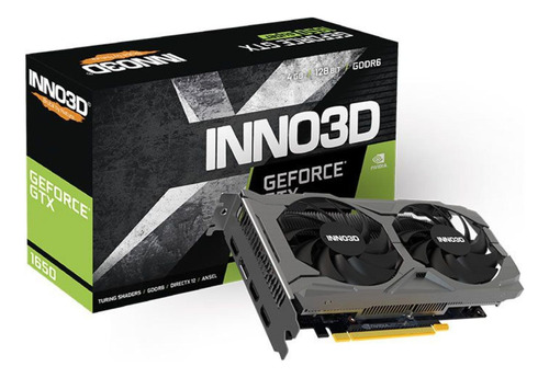 Placa De Vídeo Inno3d Geforce Gtx1650 Twin Oc X2 4gb 128-bit