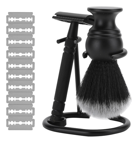Set De Afeitado Para Hombre, Brocha Rack Blade, Para Salón Y
