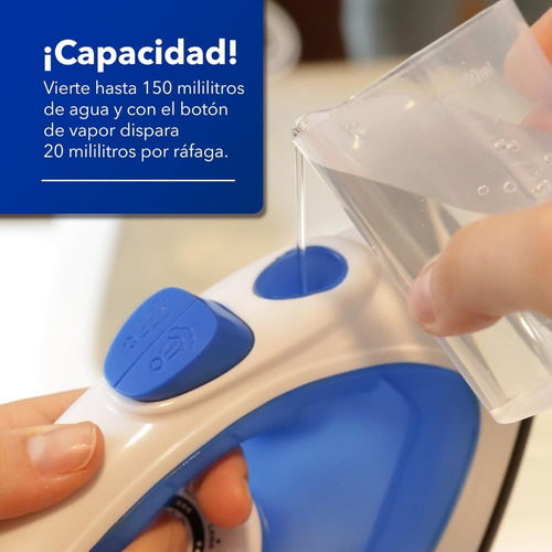 Plancha Rca Antiadherente Con Rociador Ideal Todas Las Telas Agua