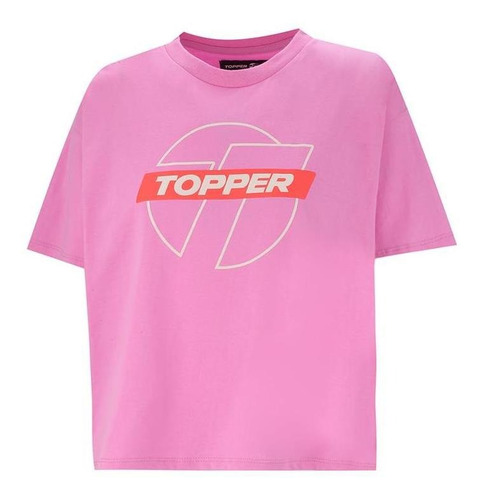 Topper Remera Mujer - Loose Logo Tee