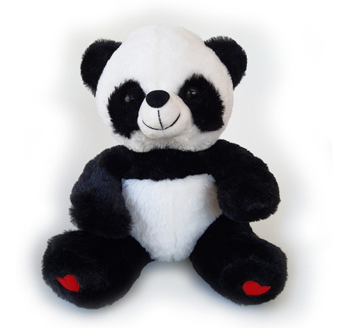 Urso Panda De Pelúcia 30cm - Sentado