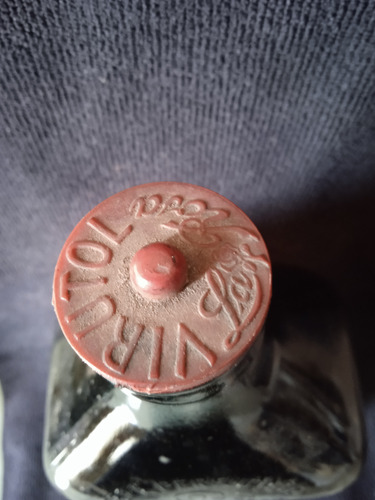 Antigua Botella Virutol Cera Perfumada La Rosa (Usado)