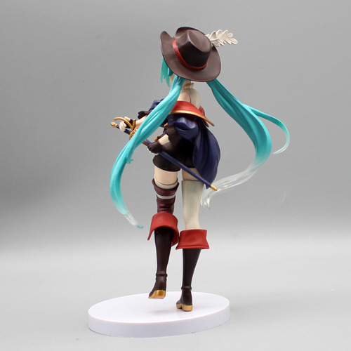 Figura Miku Hatsune Estrella Pop Mosquetera Vocaloid Pvc