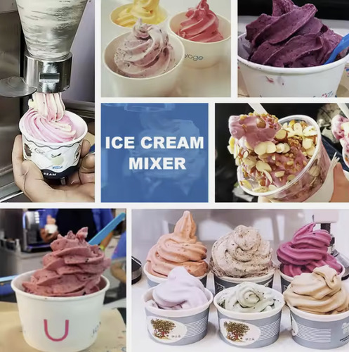 Maquina Mezcladora De Helado Y/o De Yogurt Congelado
