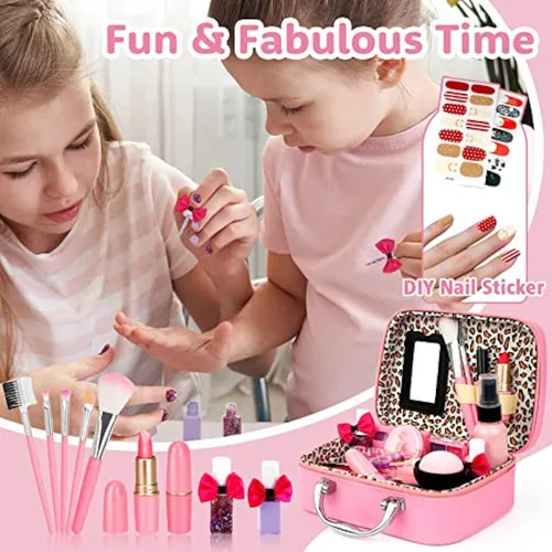 Flybay- Kit De Maquillaje Infantil Para Niñas,