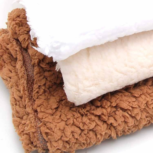 Tecido Carapinha Lã De Ovelha 0,48cm X 1,60mt Cores Cor Xc001- Branco Desenho Do Tecido Liso