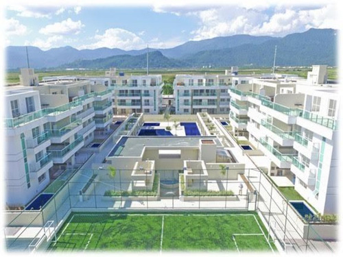 Imagem 2 de 30 de Recreio, Private - Belissimo Apartamento 3 Suites, Garden, 100% Mobiliado, 2 Vagas, Lazer Mais Que Completo - Ap03022 - 70442561