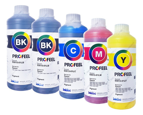 5l Tinta Inktec Pigment E0013 P/ Wf-c5790 Wf-c5710 Ecotank
