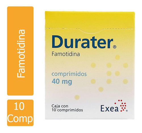 Durater 40 Mg Caja Con 10 Comprimidos