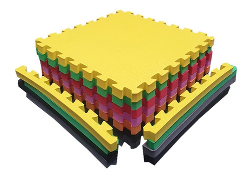 Kit 6 Tapete Tatame Eva 50x50x3cm 30mm