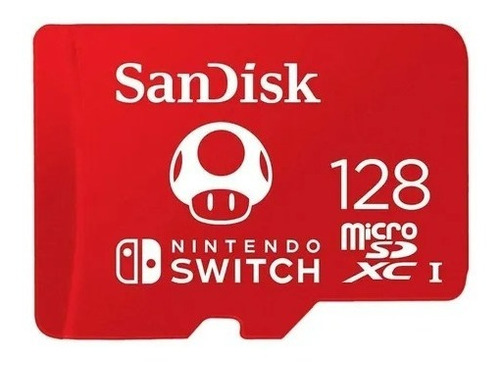 Memoria Sandisk 128gb Micro Sdxc C10 Nintendo Switch Nuevo