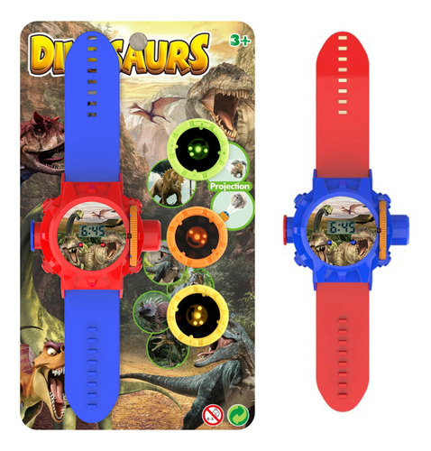 Reloj Proyector Dinosaurios Juguete 