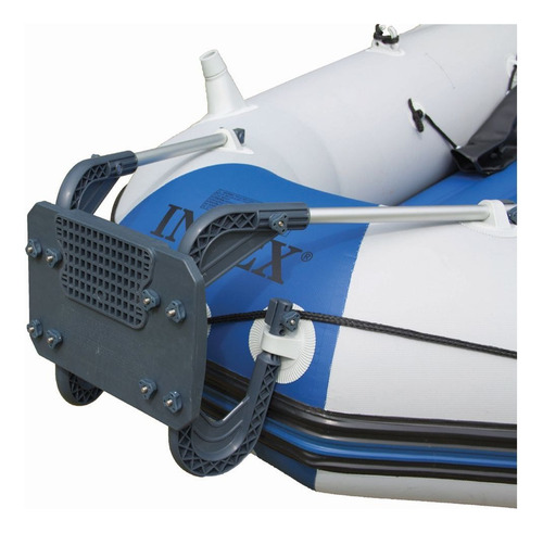 Embarcación de aluminio con soporte de motor Intex Seahawk de hasta 3 CV