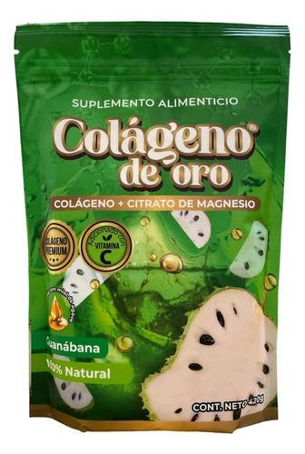 Colágeno De Oro + Citrato De Magnesio Guanábana