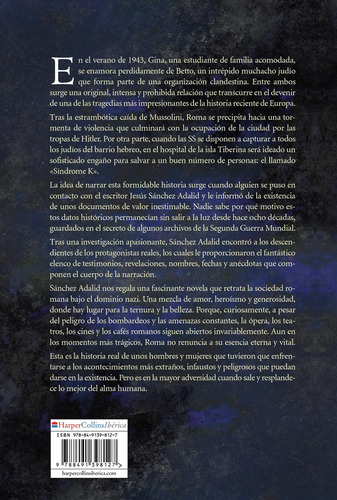 Una Luz En La Noche De Roma, De Jesús Sánchez Adalid. Editorial Harpercollins Ibérica, Tapa Dura En Español, 2023