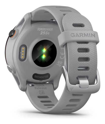 Reloj Inteligente Gps Garmin Forerunner 255s Gris Claro Con