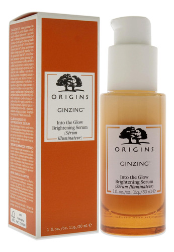 Serum Origins Ginzing Glow Brillening Con Vitamina C, 30 Ml