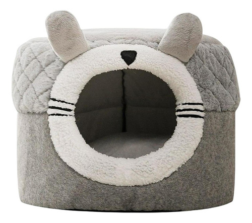 Aruoy Casa Plegable Para Gatos, Cama Cerrada Antideslizante,